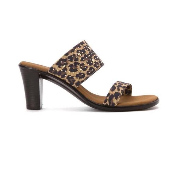 ONEX Shoes - NEW ONEX meri dress sandal - medium in brown leopard
